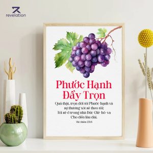 tranh kinh thánh phước hạnh đầy trọn