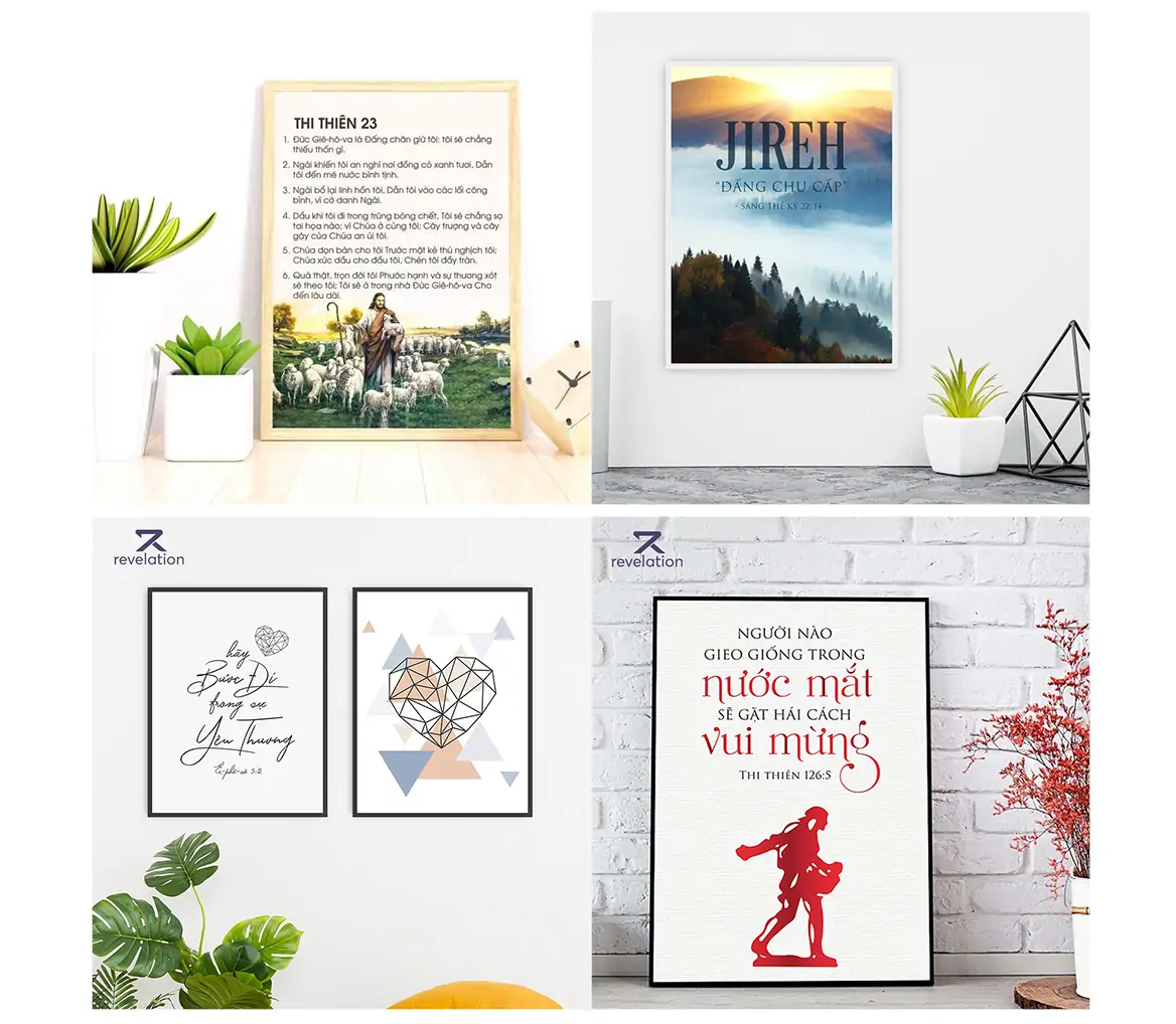 quà tặng cơ đốc, tranh cơ đốc