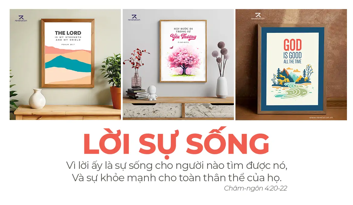 Tranh lời Chúa, tranh kinh thánh treo tường