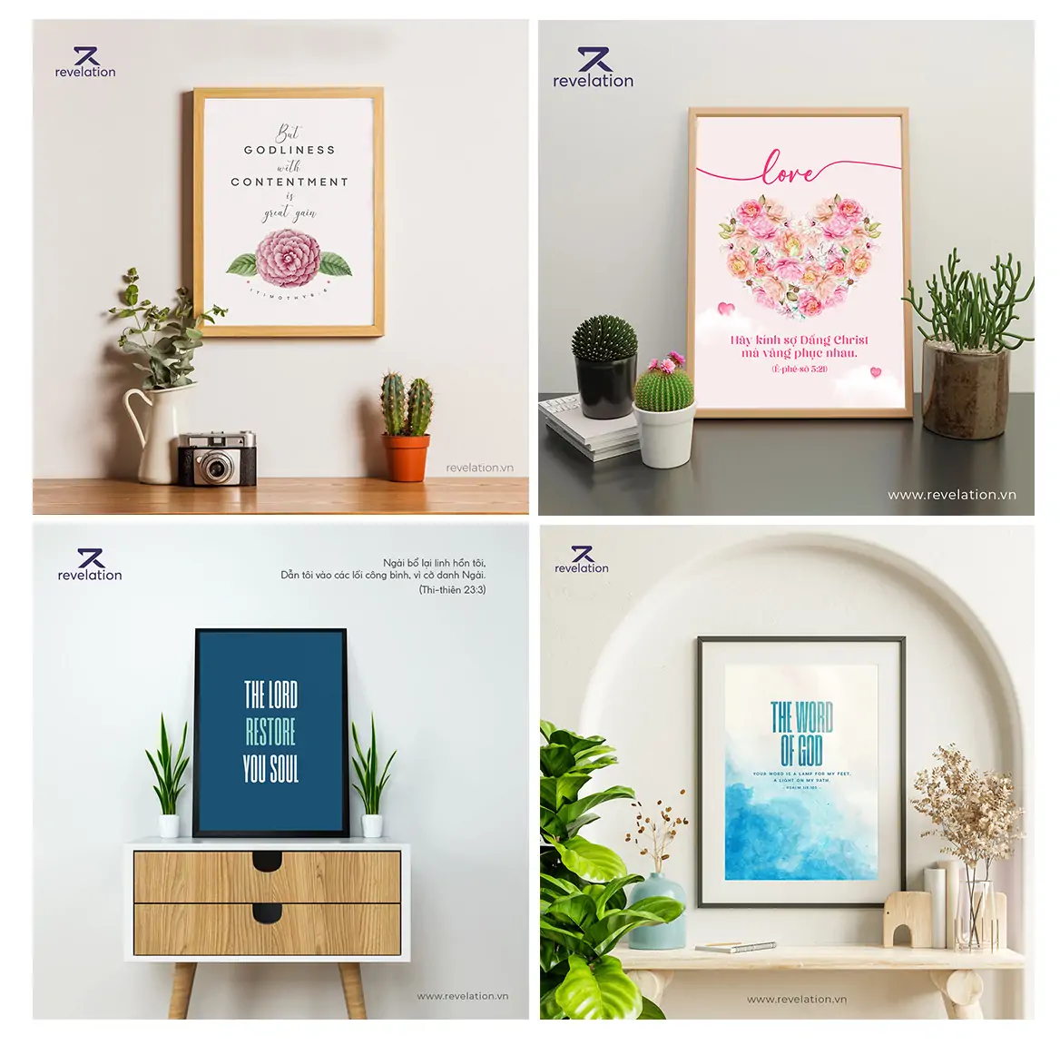 Tranh lời Chúa, tranh kinh thánh treo tường